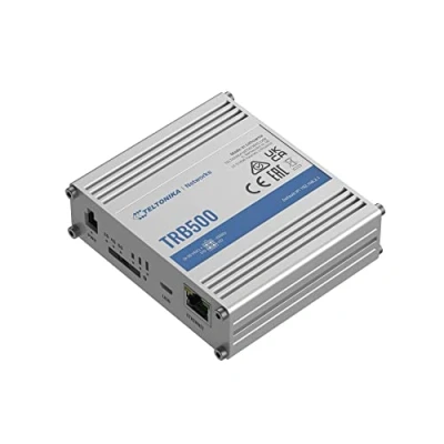 Image de Teltonika TRB500 Routeur sans fil WWAN DNP3, 1GbE 5G, 3G, 4G Montage sur rail DIN, montable en surface