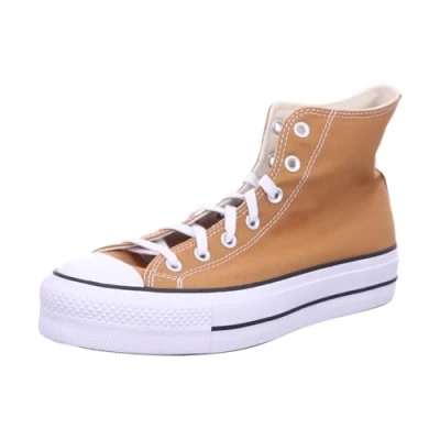 Afbeelding van Converse Chuck Taylor ALL STAR LIFT Platform Sneakers hoog, Dames, Maat: 36, Gingersnap/white/black Textiel