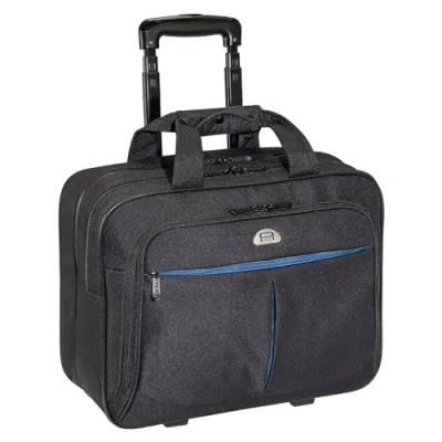Afbeelding van Pedea Business Trolley &quot;Premium Air&quot; Laptop Rolkoffer Tot 17,3 Inch (43,9 Cm) Met Overnachtingsvak, Zwart