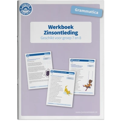 Afbeelding van Werkboek Grammatica Zinsontleding voor groep 7 en 8