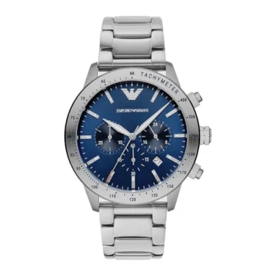 Afbeelding van Emporio Armani Hommes Accessoires Montres Chronographes Argent One Size