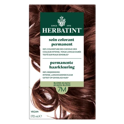 Afbeelding van Herbatint Permanente Haarkleuring Mahonie Blond 7M