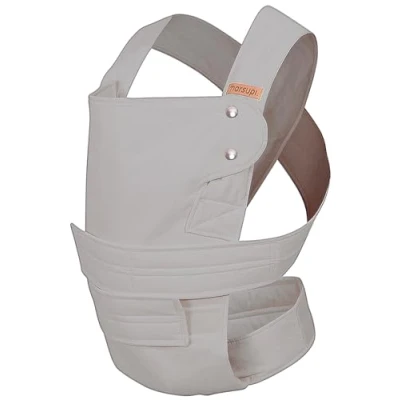 Afbeelding van Marsupi Breeze Grijs maat S/M taille 65 100 cm draagzak baby