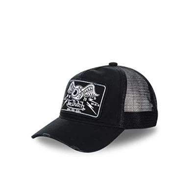 Afbeelding van Von Dutch Flying Eye Trucker Cap, zwart.