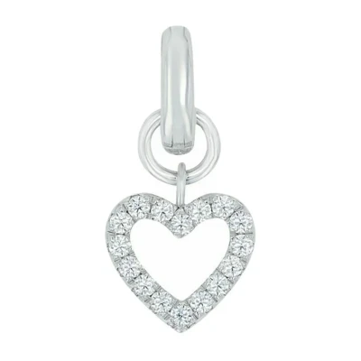 Afbeelding van Amor Damesbedel van 925 sterling zilver met synthetische zirkonia, zilver, goud, patroon, geleverd in een sieradendoosje