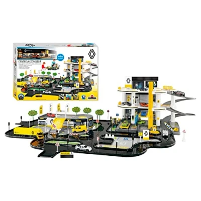 Afbeelding van STARLUX Renault Super Garage compleet tankstation, interventieplatform en circuit van 4 m, vanaf 3 jaar, Europese productie, 401308