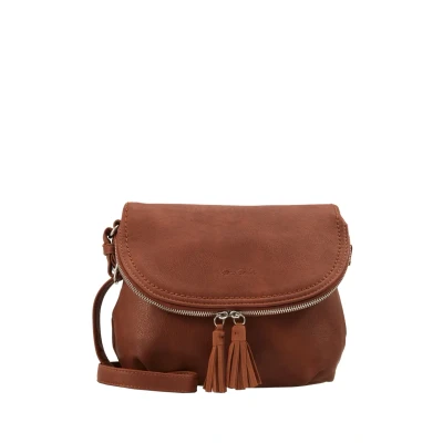 Afbeelding van TOM Tailor LARI Schoudertas, Dames, Maat: One Size, Cognac