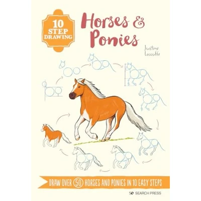 Afbeelding van 10 Step Drawing Drawing: Horses &amp; Ponies