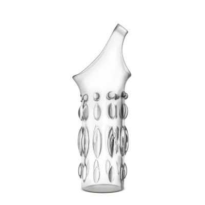 Afbeelding van Penis Sleeve met Ring en Noppen Transparant