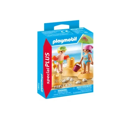 Afbeelding van PLAYMOBIL Special Plus Kinderen met zandkasteel 71581