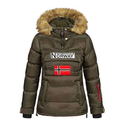 Afbeelding van Geographical Norway Belancolie Lady donsjas voor dames, Khaki (stad)