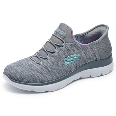 Image de Skechers Summits, Baskets pour femme, Gray Mint, 37 EU