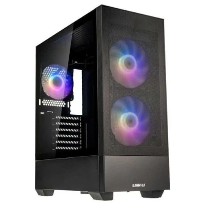 Afbeelding van Lian Li LANCOOL 205 Mesh Midi tower Behuizing, Gaming behuizing Zwart