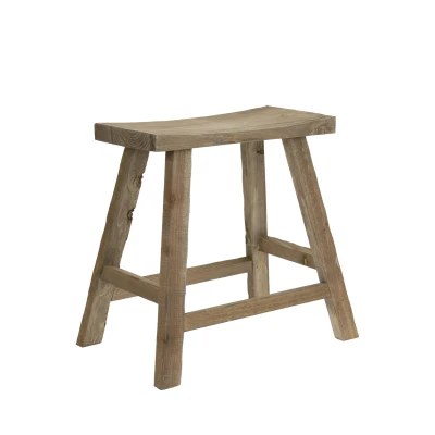 Afbeelding van Light &amp; Living Kruk SANZA 47x24x50cm Bruin