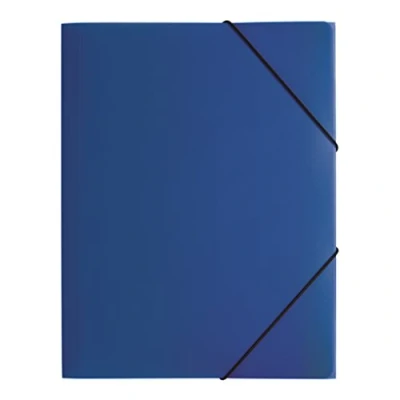 Afbeelding van Pagna PP 12, Presentatiemap, A4, Polypropyleen (PP), Blauw, Liggend, Drukknoop