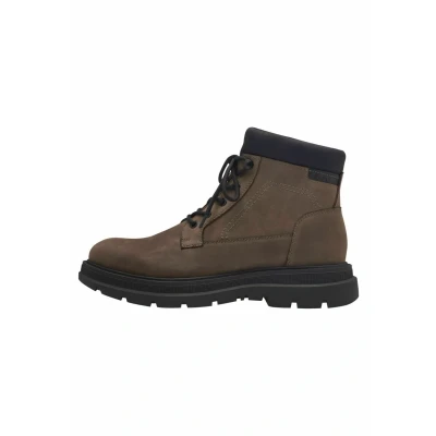 Afbeelding van S.OLIVER Stiefelette 51621743 Veterboots, Heren, Maat: 45, Khaki Leer/ synthetisch