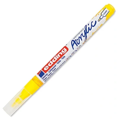 Afbeelding van edding 5300 Acrylic Marker verkeersgeel 1 ST 2mm / 4 5300905