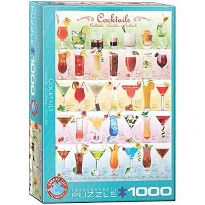 Afbeelding van Eurographics Puzzel Cocktails (1000 stukjes)