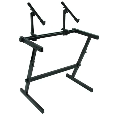 Afbeelding van Quik Lok Z/726 Toetsenbordstandaard met 2 niveaus in hoogte verstelbaar Z frame