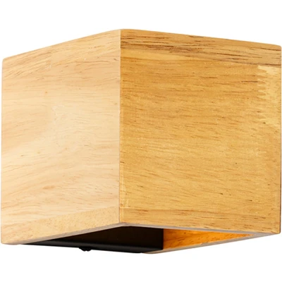Afbeelding van QAZQA transfer Landelijke Wandlamp voor binnen 1 lichts D 12 cm Naturel Woonkamer Slaapkamer Keuken