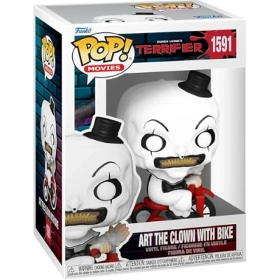 Afbeelding van Pop Movies: Terrifier Art the Clown with Bike Funko #1591