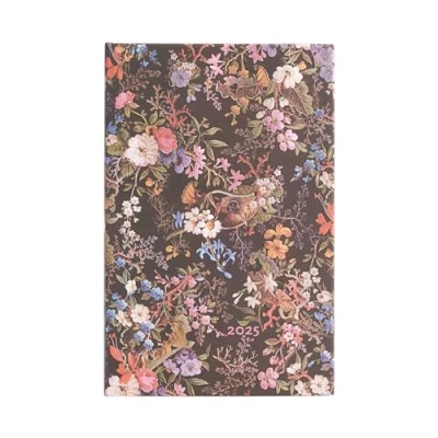 Afbeelding van William Kilburn Floralia (William Kilburn) Maxi 12 month Horizontal Hardback Dayplanner 2025 (Elastic Band Closure)