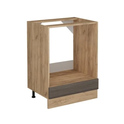 Afbeelding van Vicco Ovenombouwkast R Line, Edel grijs/Krachtige eik goud, 60 cm zonder werkblad