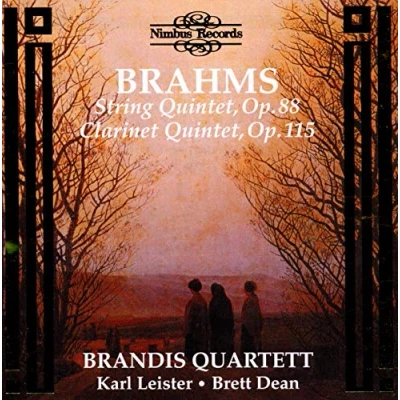 Afbeelding van Leister Brandis Quartett Brahms: String Quintet, Op.88, Clar (CD)