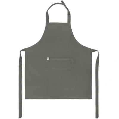 Afbeelding van Keukenschort Cook with Happiness Off Black 75x90