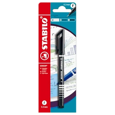 Image de Stabilo Sensor&quot;Stylo à pointe fine Noir, Blistercard