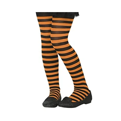 Afbeelding van Kostuumsokken Gestreept Oranje