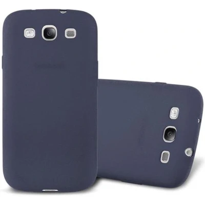 Afbeelding van Cadorabo Hoesje geschikt voor Samsung Galaxy S3 / NEO in FROST DONKER BLAUW Beschermhoes gemaakt van flexibel TPU silicone Case Cover