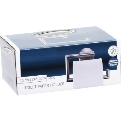 Afbeelding van Wc rolhouder Bathroom Solutions (16 x 10 cm, RVS)