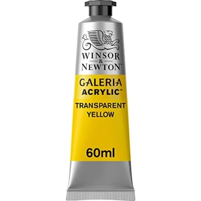 Afbeelding van Winsor &amp; Newton Galeria Acryl 60 ml Geel Transparant Serie 1