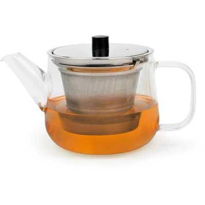 Afbeelding van Bredemeijer Glazen theepot Merano 1,1 liter glas
