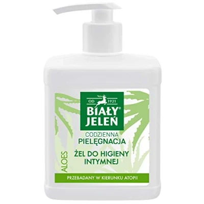 Afbeelding van Biay Jelen, Intieme verzorging, POL BIAŁY JELEŃ żel d/higieny int.aloes (500 ml, gel)