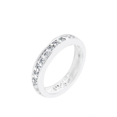 Afbeelding van Elli Kristalle Ring, Dames, Maat: 54, Weiß