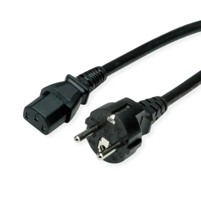 Afbeelding van VALUE stroomkabel, recht IEC Female, zwart, 1,8 m