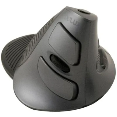 Afbeelding van Exertis Connect ergonomische verticale Muis, voor rechtshandigen, draadloos, zwarte rechtshandige muis om pijn bij (Draadloze), Zwart