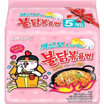 Afbeelding van Samyang Ramen Hot Chicken Carbonara Noodles 130 gram