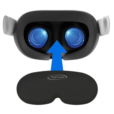 Afbeelding van Digicharge VR lensbeschermhoes compatibel met Meta Quest 2, Oculus 1/RiftS, Pico 4, Valve Index premium schuim, stof en krasbescherming