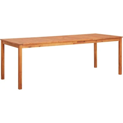 Afbeelding van Tuintafel 215x90x74 cm massief acaciahout