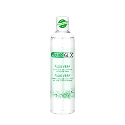 Afbeelding van EIS massage &amp; glijgel Waterglide, met aloë vera extracten (100ml)