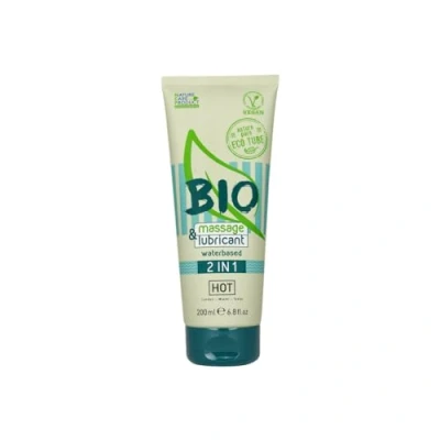 Afbeelding van HOT BIO 2 In 1 Waterbasis Glijmiddel En Massagegel