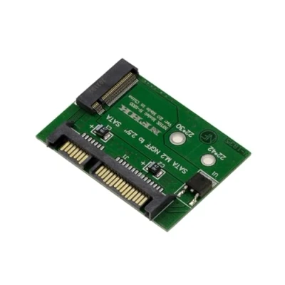 Image de Adaptateur M.2 (M2 NGFF B+M Key) vers SATA 3.0 Format COURT Half Slim