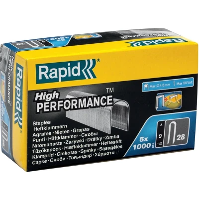 Afbeelding van Rapid kabelnieten 9mm type 28 gegalvaniseerd (Per 5000 stuks)