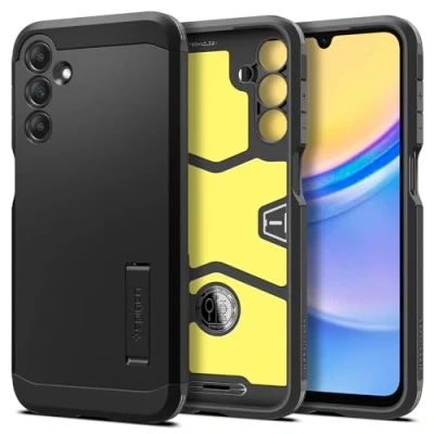 Afbeelding van Spigen Tough Armor Galaxy A15 hoesje Zwart