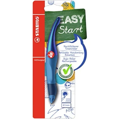 Afbeelding van Rollerpen STABILO Easyoriginal rechtshandig holograph edition medium blauw blister à 1 stuk