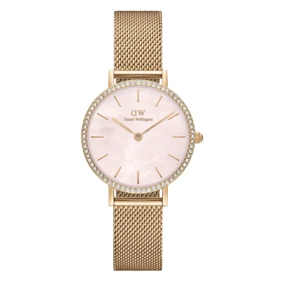 Afbeelding van Daniel Wellington Petite Lumine Bezel Horloge Rose goldcoloured, Maat: 28, gold coloured