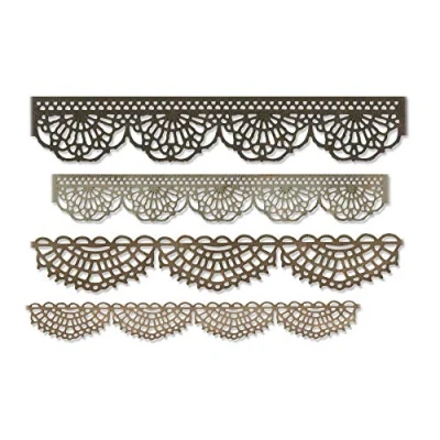 Afbeelding van Sizzix Thinlits Die Set 4PK Crochet 664178 Tim Holtz (04 19)
